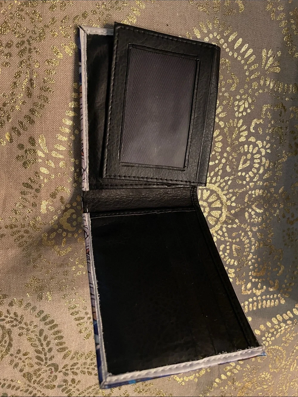 Stained Glass Jesus Bi-Fold Card Wallet - Multi Blue